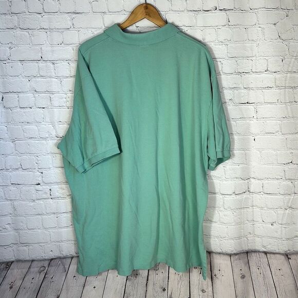 Vintage Polo Ralph Lauren Polo Shirt Men's Mint Green size 3XLT Tall - Picture 5 of 7